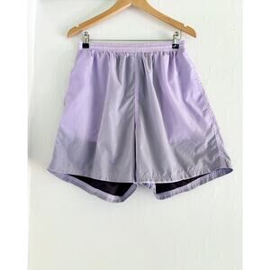 Pleasures Purple Grid Athleisure Athletic Track Shorts- Size Large, Streetwear